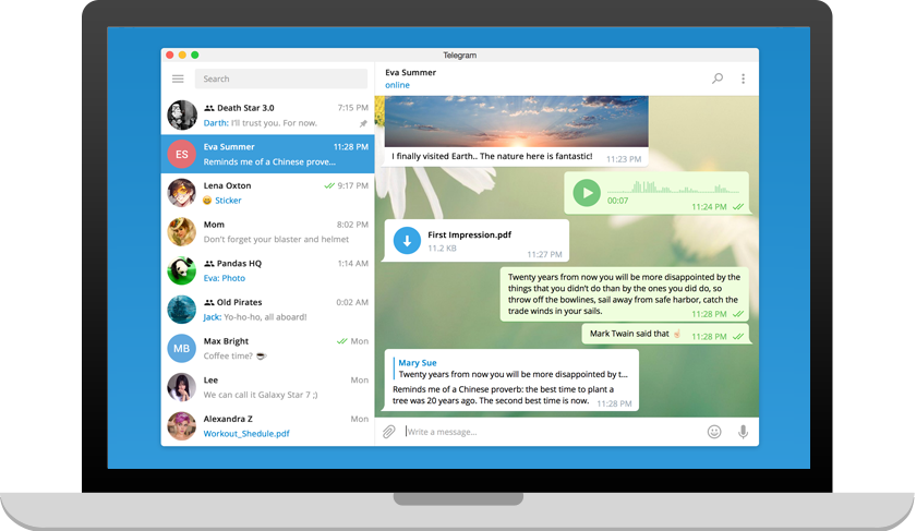 Telegram支持多平台机型下载